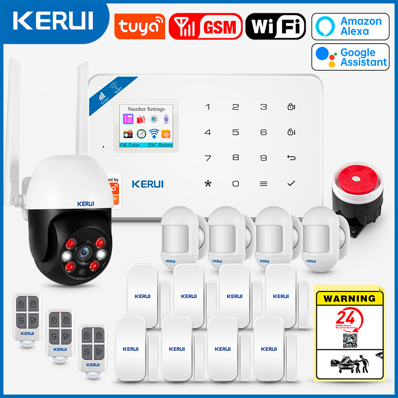 Home Security Front Door Camera - KERUI W181 Tuya 스마트 WIFI GSM