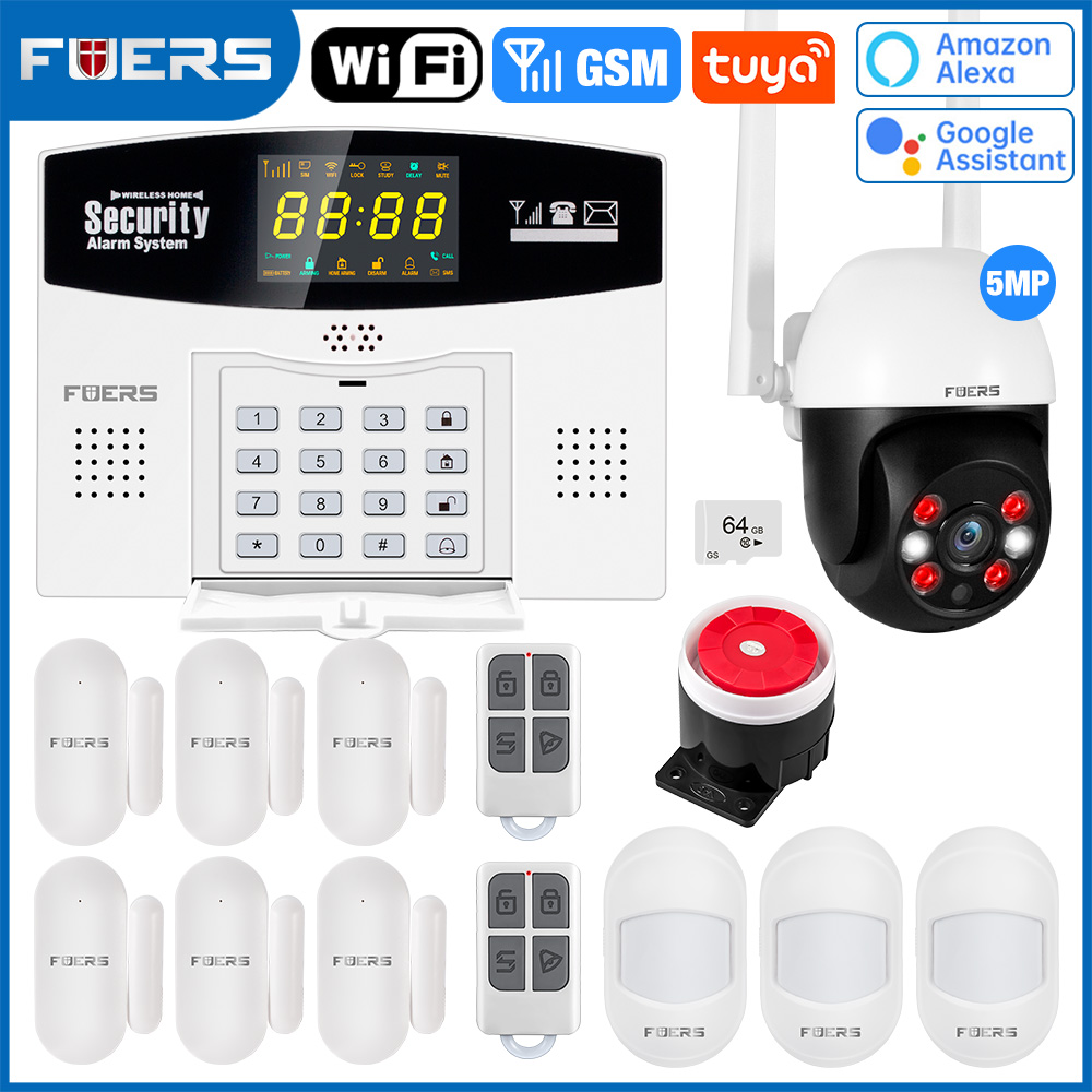 Home Security Front Door Camera - Fuers Tuya 스마트 경보 시스템 키트