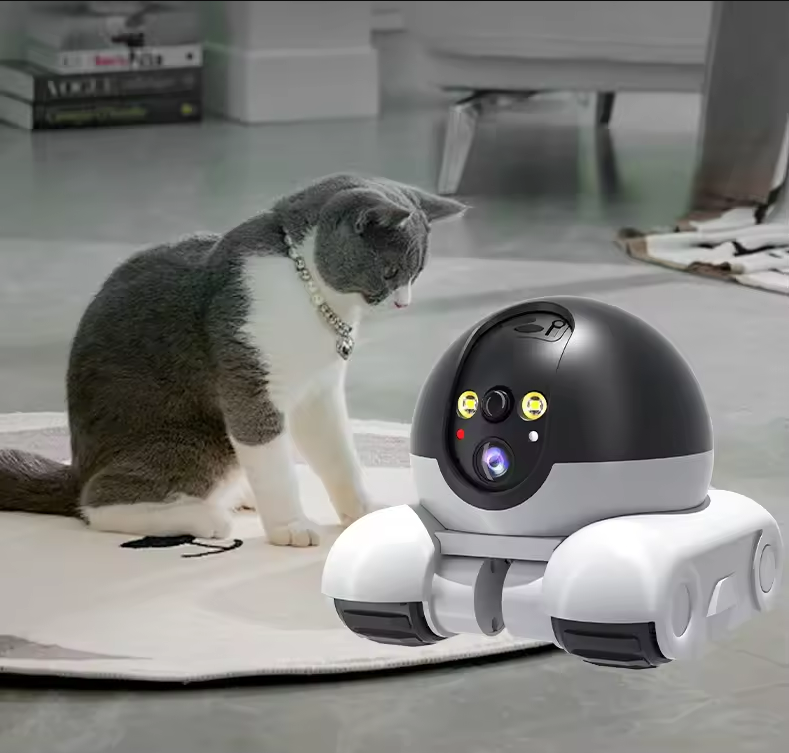 Home Security Robot - 무선 듀얼 렌즈 로봇 카메라 1080P