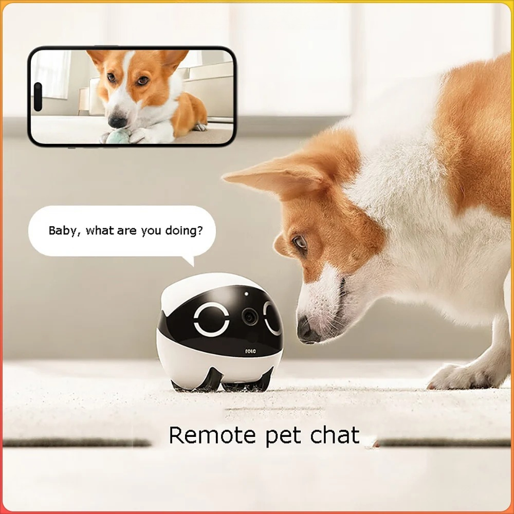 Home Security Robots - 홈 시큐리티 애완동물 텀블러 디자인 실시간