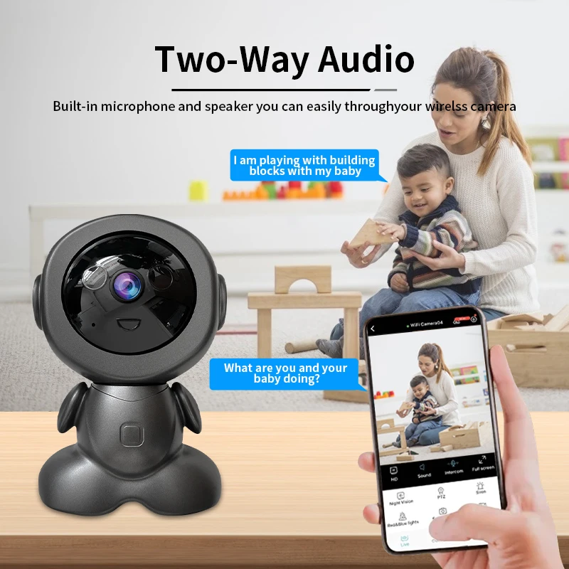 8MP 와이파이 감시 로봇 카메라 PTZ 보안 베이비  - Home Security Robots 리뷰 및 가격