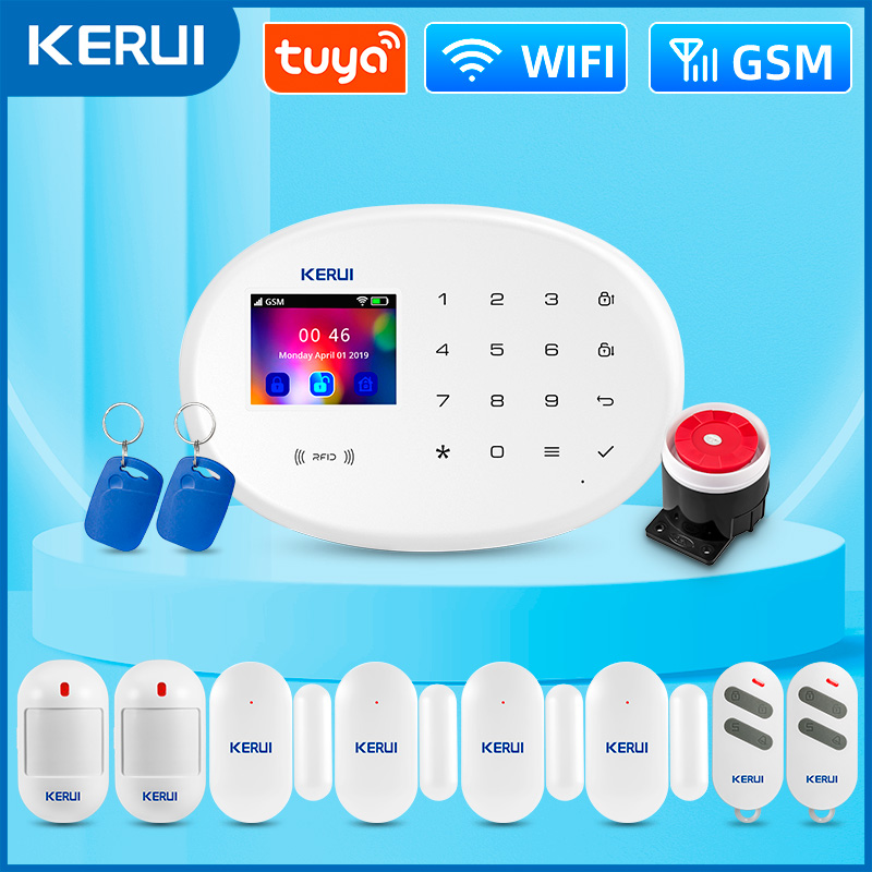 KERUI W202 경보 시스템 WIFI GSM 경보  - Home Security Front Door Camera 리뷰 및 가격