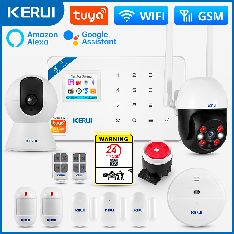 KERUI W181 경보 시스템 보안 홈 WIFI GS - Home Security Front Door Camera 리뷰 및 가격