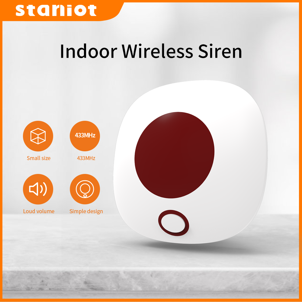 Staniot 실내 무선 사이렌 433Mhz 도난 홈  - Sim Gsm Alarm 리뷰 및 가격