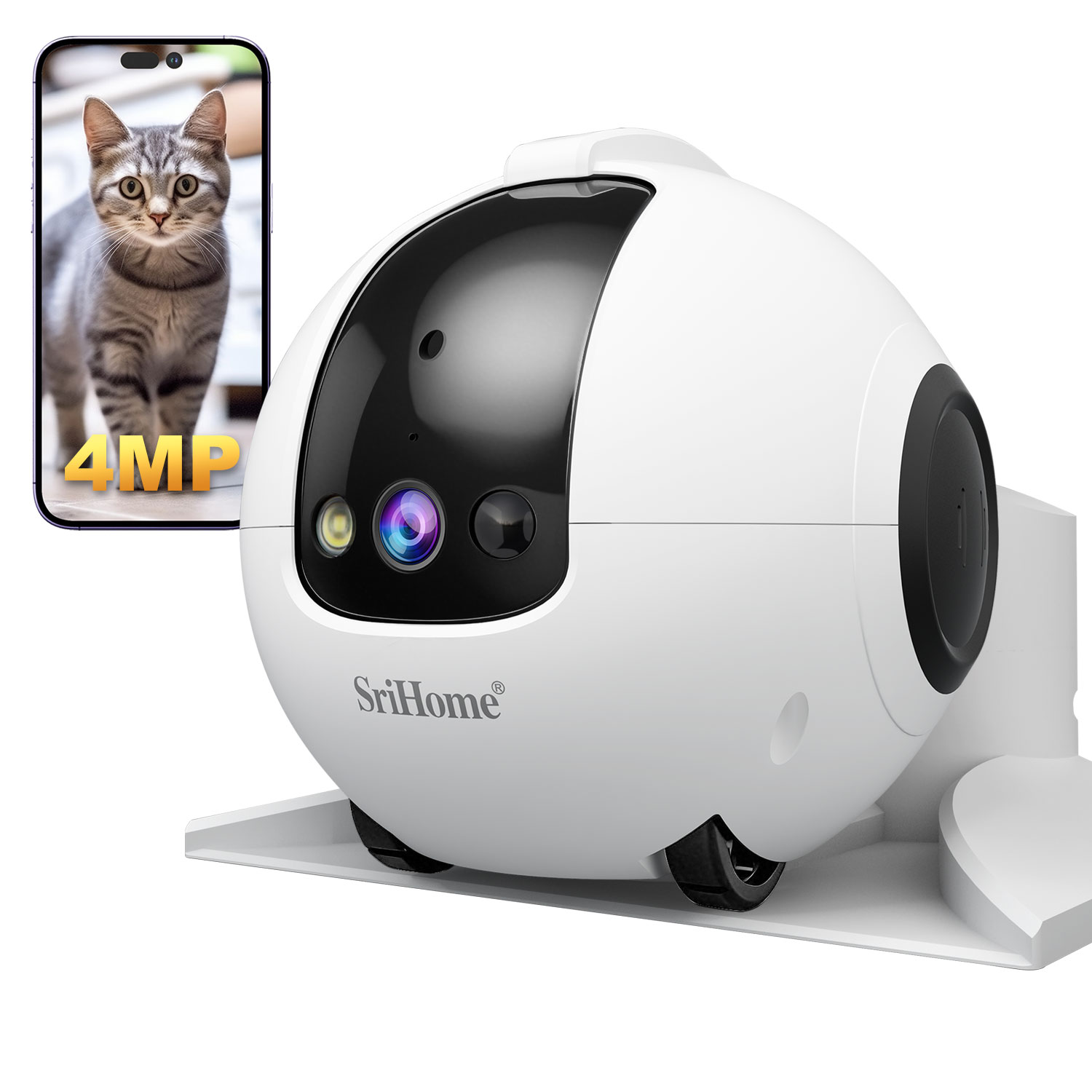 4MP 스리홈 앱 모바일 가드 로봇 풀컬러 무선 PTZ - Home Security Robots 리뷰 및 가격