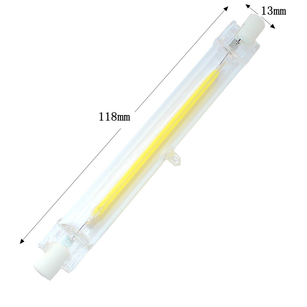 R7s 7W LED 전구, 양쪽 끝이 뚫린 118mm  - Home Security Battery Replacement 리뷰 및 가격