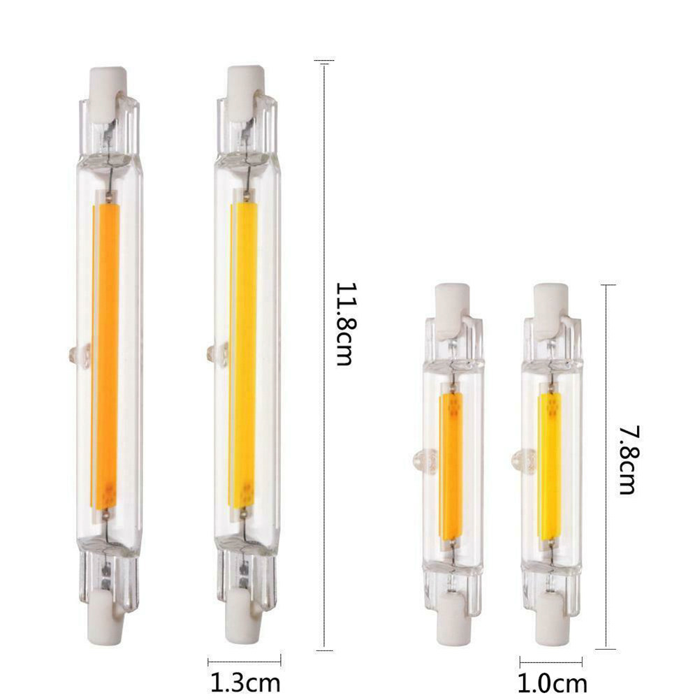 R7s 7W LED 전구, 양쪽 끝이 뚫린 118mm  - Home Security Battery Replacement 리뷰 및 가격