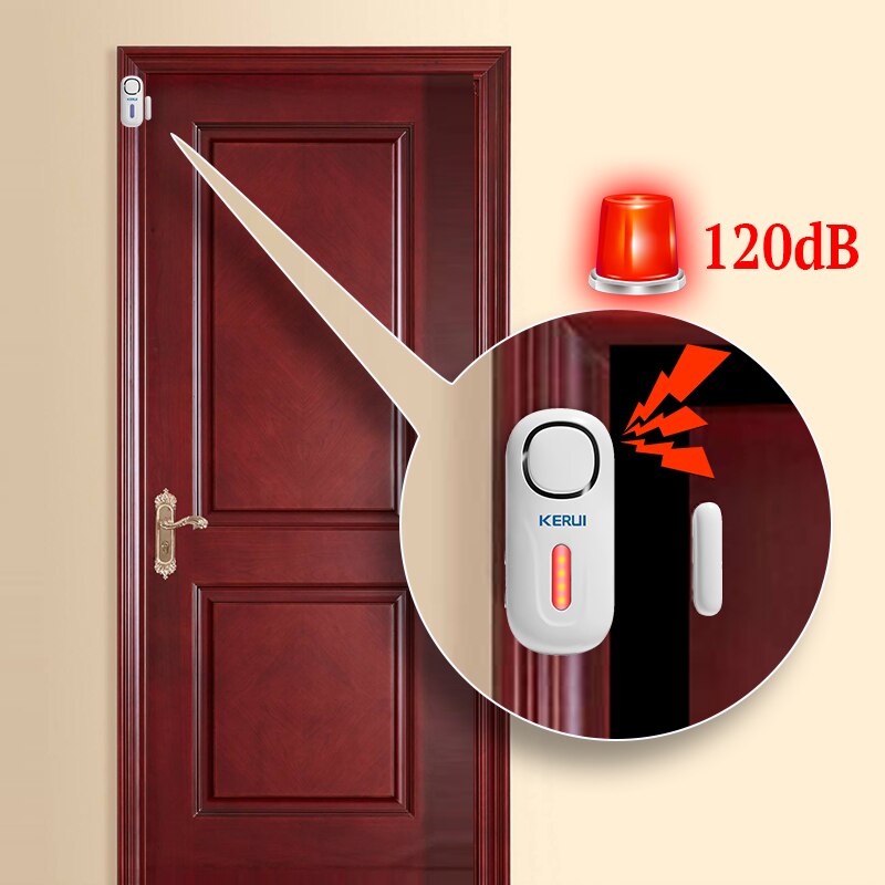 KERUI 120DB 무선 도어/창 항목 보안 도난 감 - Sim Gsm Alarm 리뷰 및 가격