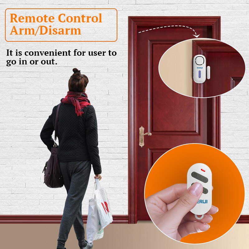 KERUI 120DB 무선 도어/창 항목 보안 도난 감 - Sim Gsm Alarm 리뷰 및 가격